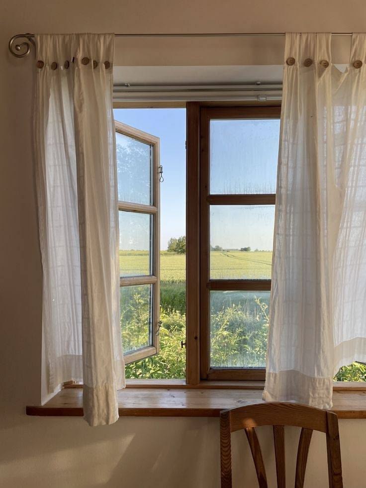 Morning light through a window