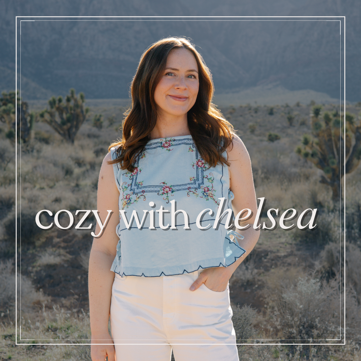 Cozy with Chelsea podcast cover art
